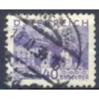 AUS0414U-SELO PAISAGENS, 40G VIOLETA - ÁUSTRIA - 1932 - U