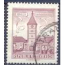AUS0952UB-SELO MONUMENTOS E EDIFÍCIOS, 60G - ÁUSTRIA - 1962/70 - U