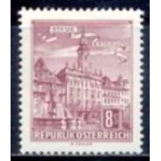 AUS0959NBA-SELO MONUMENTOS E EDIFÍCIOS, 8S - ÁUSTRIA - 1962/70 - N