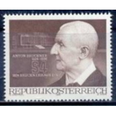 AUS1268M-SELO INAUGURAÇÃO DO CENTRO ANTON BRUCKNER - ÁUSTRIA - 1974 - MINT