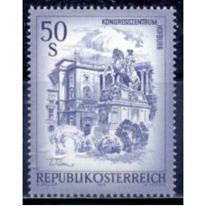 AUS1306M-SELO PAISAGENS, 50S - ÁUSTRIA - 1975 - MINT