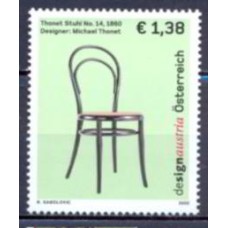 AUS2218M-SELO DESIGN AUSTRÍACO - ÁUSTRIA - 2002 - MINT