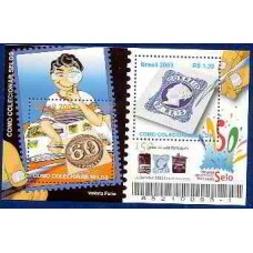 BL0132M-BLOCO COMO COLECIONAR SELOS - 150 ANOS DO SELO PORTUGUÊS - 2003 - MINT BL0132M-BLOCO COMO COLECIONAR SELOS - 150 ANOS DO SELO PORTUGUÊS - 2003 - MINT