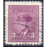 CAN0208U-SELO ESFORÇO DE GUERRA, 3C LILÁS - CANADÁ - 1943/48 - U CAN0208U-SELO ESFORÇO DE GUERRA, 3C LILÁS - CANADÁ - 1943/48 - U