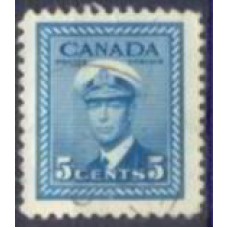 CAN0211U-SELO ESFORÇO DE GUERRA, 5C - CANADÁ - 1943/48 - U
