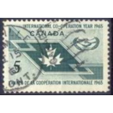 CAN0361N-SELO ANO DA COOPERAÇÃO INTERNACIONAL - CANADÁ - 1965 - N