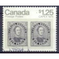 CAN0667U-SELO EXPOSIÇÃO FILATÉLICA CAPEX 78, 1,25D - CANADÁ - 1978 - U