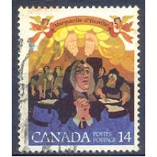 CAN0681U-SELO MADRE MARGUERITA DE YOUVILLE, 14C - CANADÁ - 1978 - U