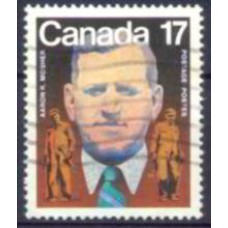 CAN0778U-SELO CENTENÁRIO AARON R. MOSHER - CANADÁ - 1981 - U