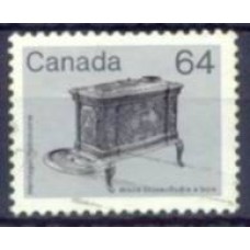 CAN0834U-SELO OBJETOS PATRIMÔNIO II, 64C - CANADÁ - 1983 - U