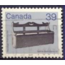 CAN0915UA-SELO OBJETOS DO PATRIMÔNIO III, 39C - CANADÁ - 1985 - U