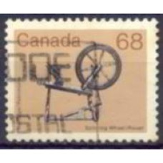 CAN0917U-SELO OBJETOS DO PATRIMÔNIO III, 68C - CANADÁ - 1985 - U