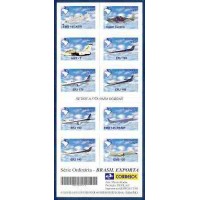 CD0025M-CADERNETA BRASIL EXPORTA AVIÕES - 2000 - MINT CD0025M-CADERNETA BRASIL EXPORTA AVIÕES - 2000 - MINT