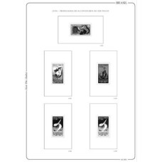 CQ1953C-SUPLEMENTO ÁLBUM CLASSIC PLUS QUADRAS PARA SELOS COMEMORATIVOS ANO 1953