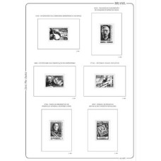 CQ1957C-SUPLEMENTO ÁLBUM CLASSIC PLUS QUADRAS PARA SELOS COMEMORATIVOS ANO 1957