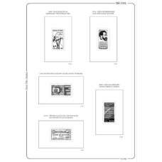CQ1961C-SUPLEMENTO ÁLBUM CLASSIC PLUS QUADRAS PARA SELOS COMEMORATIVOS ANO 1961