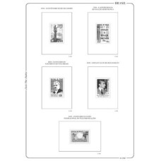 CQ1965C-SUPLEMENTO ÁLBUM CLASSIC PLUS QUADRAS PARA SELOS COMEMORATIVOS ANO 1965