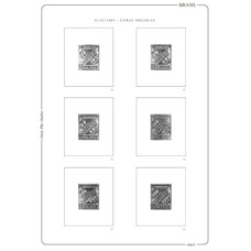 CQ9006-SUPLEMENTO ÁLBUM CLASSIC PLUS QUADRAS PARA SELOS JORNAIS