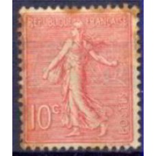 FRA0129N-SELO SEMEUSE, 10C VERMELHO - FRANÇA - 1903 - N