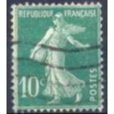 FRA0159U-SELO SEMEUSE, 10C VERDE - FRANÇA - 1921/22 - U