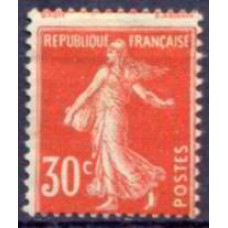 FRA0160N-SELO SEMEUSE, 30C VERMELHO - FRANÇA - 1921/22 - N