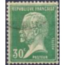 FRA0174U-SELO PASTEUR, 30C VERDE - FRANÇA - 1923/26 - U