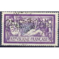 FRA0206UAP-SELO MERSON, 3F - FRANÇA - 1925/26 - U - COM PERFIN