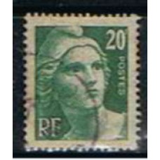 FRA0728U-SELO MARIANE DE GANDON, 20F - FRANÇA - 1945/47 - U