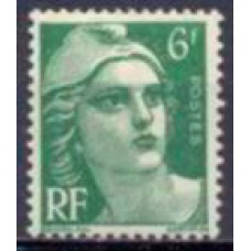 FRA0884M-SELO MARIANE DE GANDON, 6F - FRANÇA - 1951 - MINT