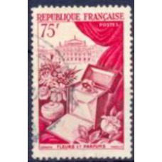 FRA0974U-SELO PRODUÇÕES DE LUXO, 75F - FRANÇA - 1954 - U