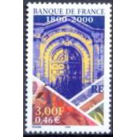 FRA3299M-SELO BICENTENÁRIO DO BANCO DA FRANÇA - FRANÇA - 2000 - MINT