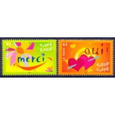 FRA3379M-SÉRIE MENSAGENS - FRANÇA - 2001 - MINT