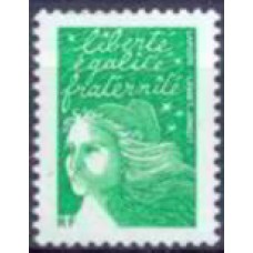 FRA3535MA-SELO MARIANE 14 DO JULHO, SEM VALOR VERDE - FRANÇA - 2002 - MINT