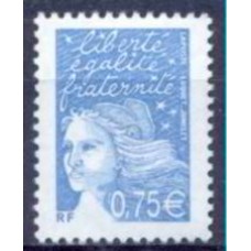 FRA3572M-SELO MARIANE DO 14 DE JULHO, 0,75E - FRANÇA - 2003 - MINT