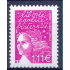 FRA3574M-SELO MARIANE DO 14 DE JULHO, 1,11E - FRANÇA - 2003 - MINT