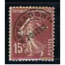 FRAP053N-SELO PRÉ-OBLITERADO SEMEADORA, 15C - FRANÇA - 1922/47 - N SEM GOMA
