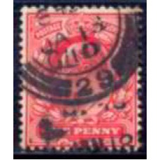 GRB0107U.07-SELO ANIVERSÁRIO DO REINADO DE EDUARDO VII, 1P - GRÃ-BRETANHA - 1902/10 - U