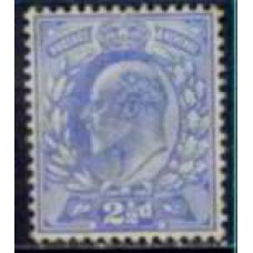 GRB0110N-SELO ANIVERSÁRIO DO REINADO DE EDUARDO VII, 2 1/2P - GRÃ-BRETANHA - 1902/10 - N