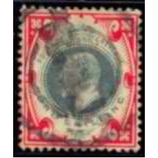 GRB0117U.06-SELO ANIVERSÁRIO DO REINADO DE EDUARDO VII, 1S - GRÃ-BRETANHA - 1902/10 - U