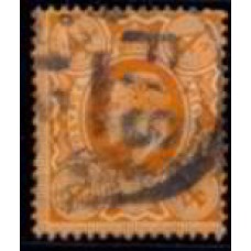 GRB0122U.05-SELO EDUARDO VII, 4P - GRÃ-BRETANHA - 1909/10 - U