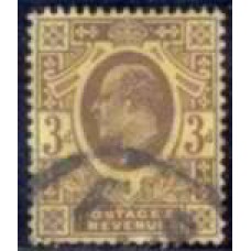 GRB0127U-SELO EDUARDO VII, 3P - GRÃ-BRETANHA - 1909/10 - U