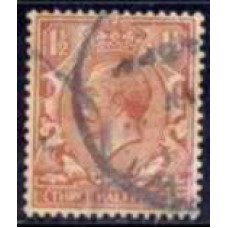 GRB0141U.09-SELO GEORGE V, 1 1/2P FILIGRANA E - GRÃ-BRETANHA - 1912/22 - U