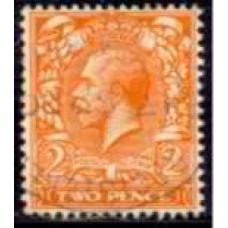 GRB0142U.02-SELO GEORGE V, 2P FILIGRANA E - GRÃ-BRETANHA - 1912/22 - U