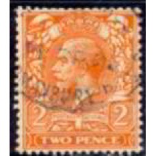 GRB0142U.03-SELO GEORGE V, 2P FILIGRANA E - GRÃ-BRETANHA - 1912/22 - U