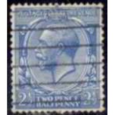 GRB0143U.03-SELO GEORGE V, 2 1/2P FILIGRANA E - GRÃ-BRETANHA - 1912/22 - U