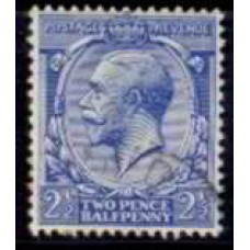 GRB0143U.05-SELO GEORGE V, 2 1/2P FILIGRANA E - GRÃ-BRETANHA - 1912/22 - U