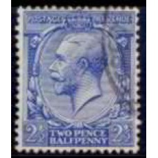GRB0143U.09-SELO GEORGE V, 2 1/2P FILIGRANA E - GRÃ-BRETANHA - 1912/22 - U