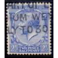 GRB0143U.11-SELO GEORGE V, 2 1/2P FILIGRANA E - GRÃ-BRETANHA - 1912/22 - U