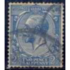 GRB0143U.14-SELO GEORGE V, 2 1/2P FILIGRANA E - GRÃ-BRETANHA - 1912/22 - U
