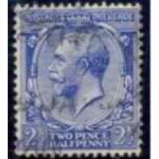 GRB0143U.15-SELO GEORGE V, 2 1/2P FILIGRANA E - GRÃ-BRETANHA - 1912/22 - U
